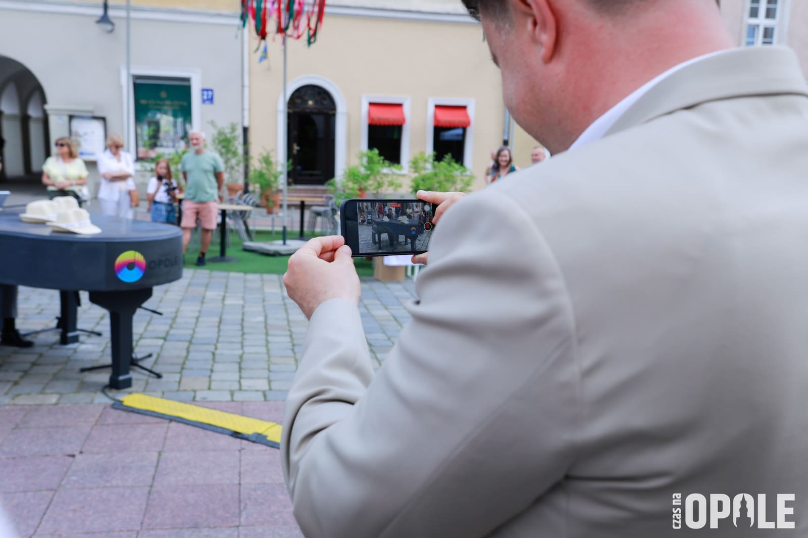 Public piano in Opole, Opole Voivodeship, Poland