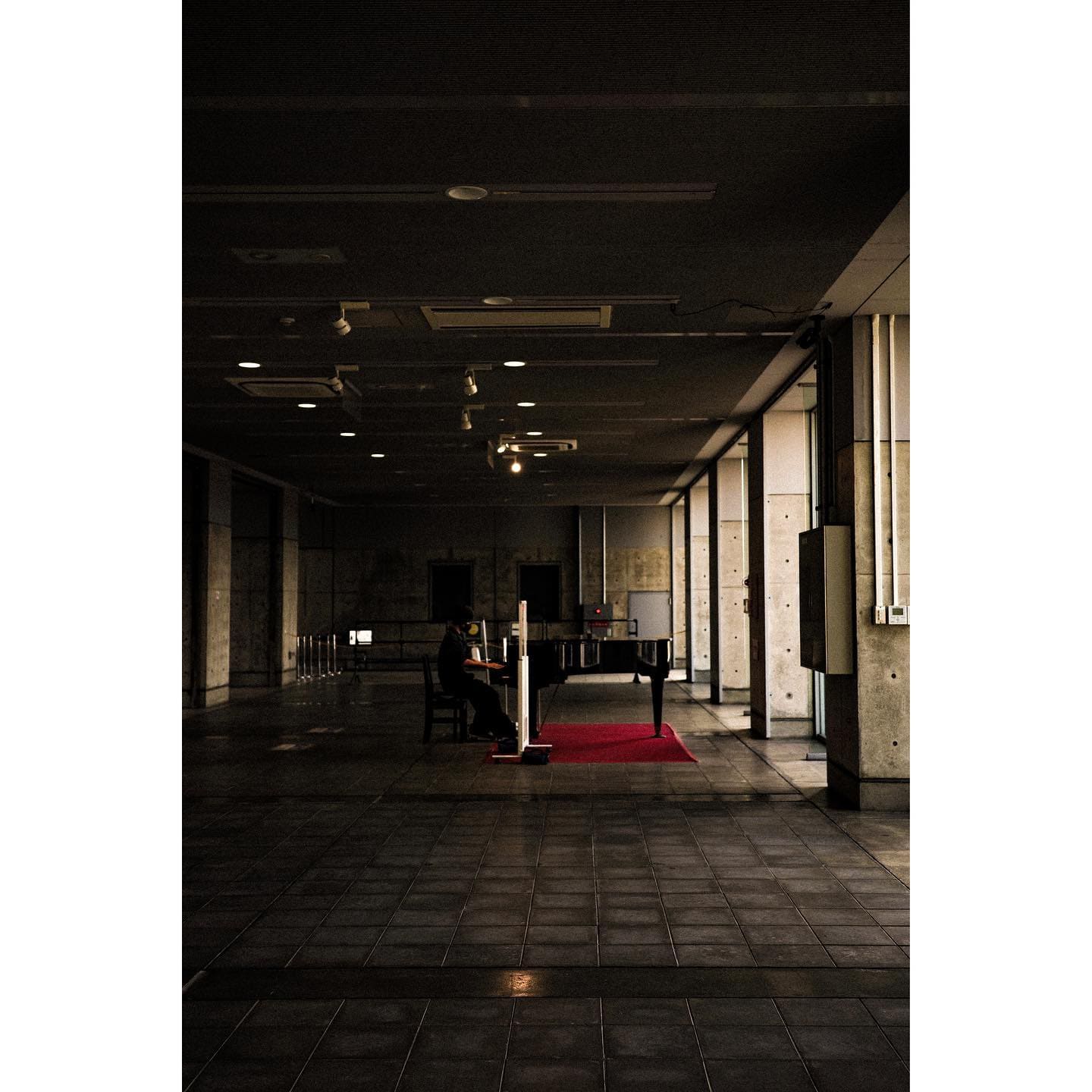 Public piano in Nantan, Japan