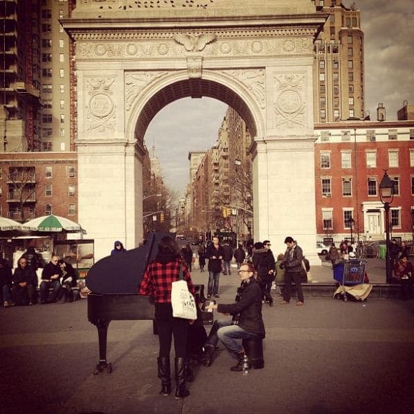 Photo of Washington Square Park at Washington Square Fountain, Washington Square South, Washington Square Village, Manhattan Community Board 2, Manhattan, New York County, New…