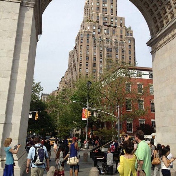 Photo of Washington Square Park at New York University, Lafayette Street, Manhattan Community Board 2, Manhattan, New York County, New York, 10003, United States