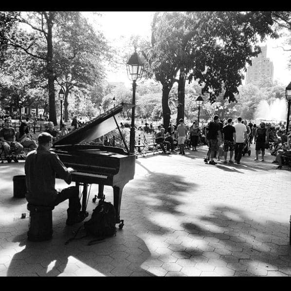 Photo of Washington Square Park at Washington Square Fountain, Washington Square South, Washington Square Village, Manhattan Community Board 2, Manhattan, New York County, New…
