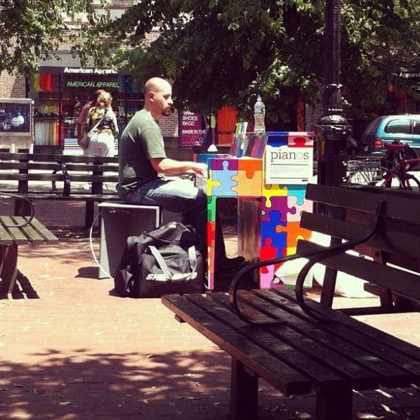 Photo of Little Red Square at Little Red Square, University Village, Manhattan Community Board 2, Manhattan, New York County, New York, United States