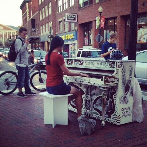 Photo of Harvard Square at Russell House Tavern, John F. Kennedy Street, Old Cambridge, Cambridge, Middlesex County, Massachusetts, 02138-2903, United States