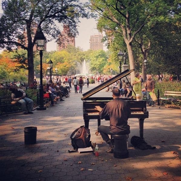 Photo of Washington Square Park at Washington Square Fountain, Washington Square South, Washington Square Village, Manhattan Community Board 2, Manhattan, New York County, New…