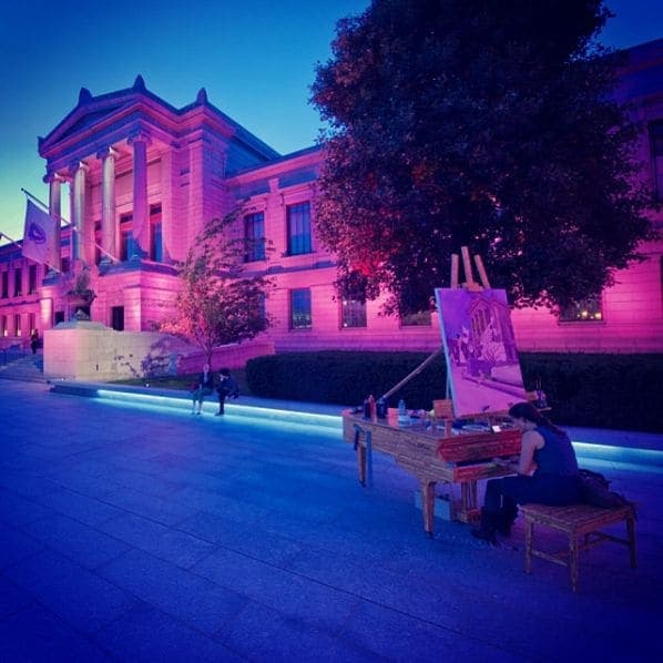 Photo of Museum of Fine Arts, Boston at Calderwood Courtyard, Fenway, Back Bay, Boston, Suffolk County, Massachusetts, 02115, United States