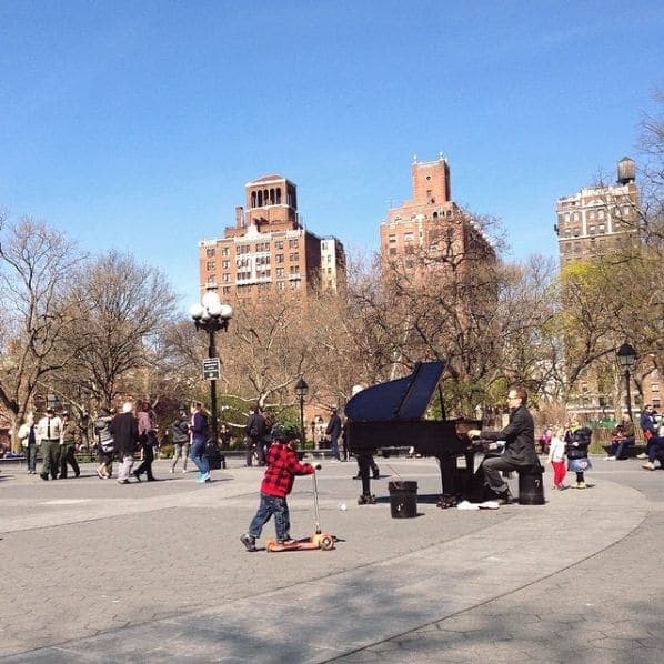 Photo of Washington Square Park at Washington Square Fountain, Washington Square South, Washington Square Village, Manhattan Community Board 2, Manhattan, New York County, New…