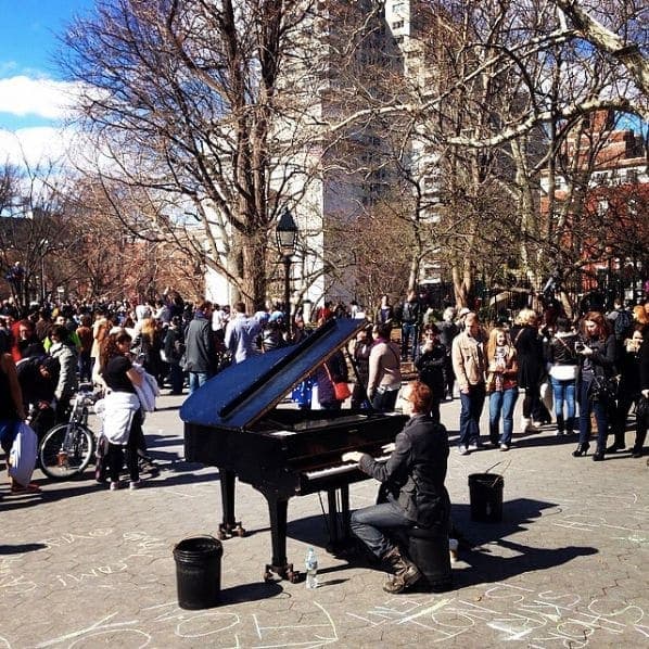 Photo of Washington Square Park at Washington Square Fountain, Washington Square South, Washington Square Village, Manhattan Community Board 2, Manhattan, New York County, New…
