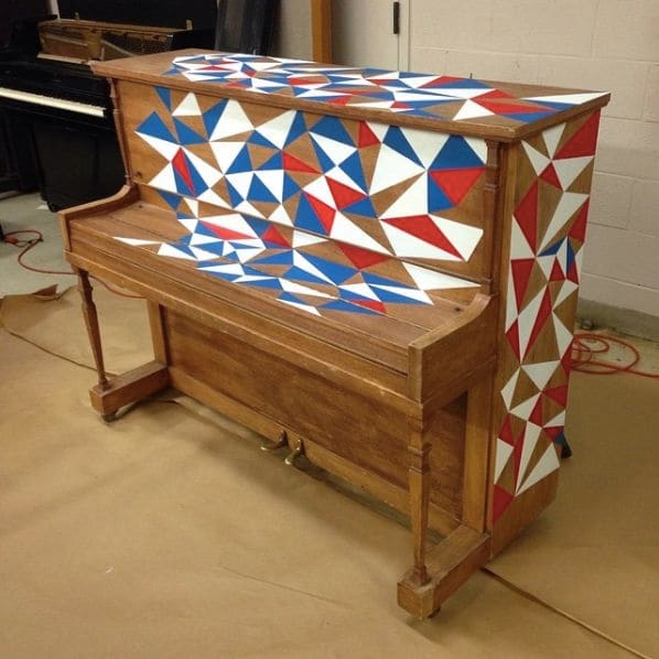 Public piano in Fairfax County, Virginia, United States