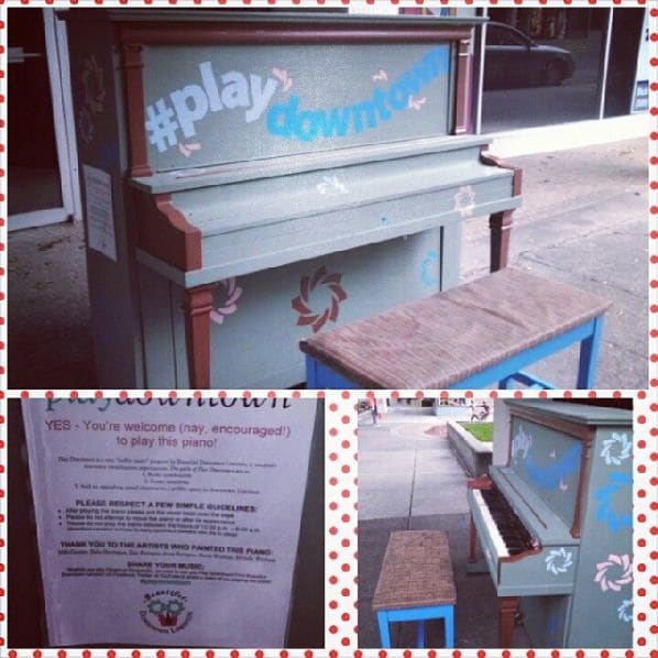Public piano in Lewiston, Idaho, United States