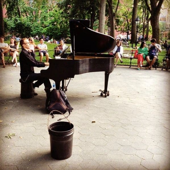Photo of Washington Square Park at Washington Square Fountain, Washington Square South, Washington Square Village, Manhattan Community Board 2, Manhattan, New York County, New…