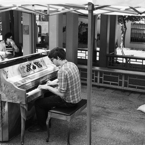 Public piano in Seattle, Washington, United States