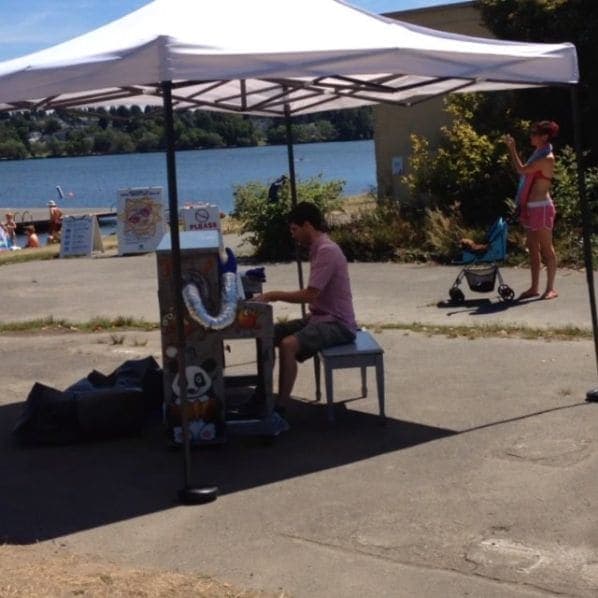 Photo of Greenlake Bathhouse Beach at Green Lake Bath House, Green Lake Trail, Meridian, Phinney Ridge, Seattle, King County, Washington, 98103, United States. You gotta love…