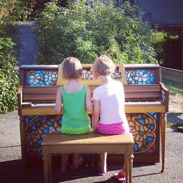 Public piano in King County, Washington, United States