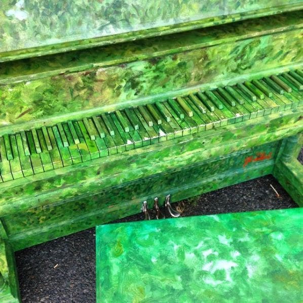 Public piano in Seattle, Washington, United States