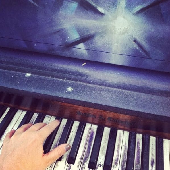 Public piano in Seattle, Washington, United States