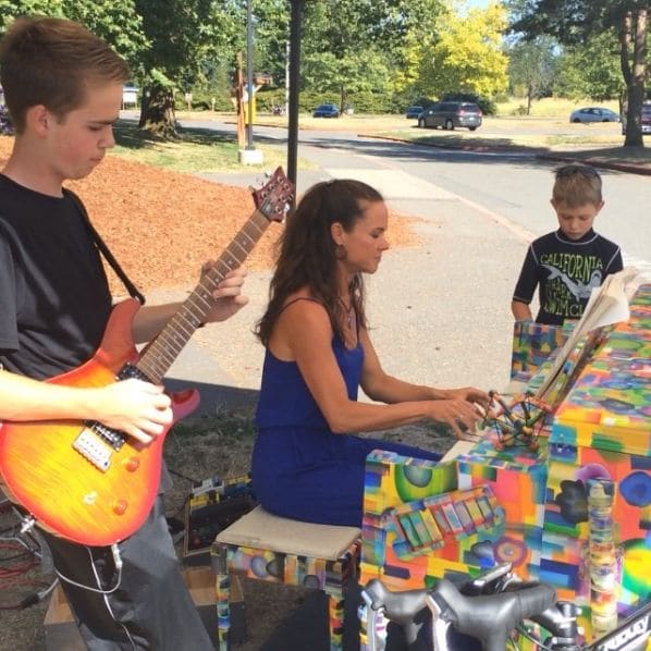 Public piano in King County, Washington, United States