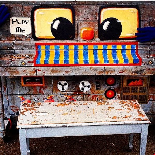 Public piano in Seattle, Washington, United States