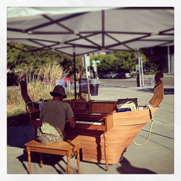Public piano in Seattle, Washington, United States