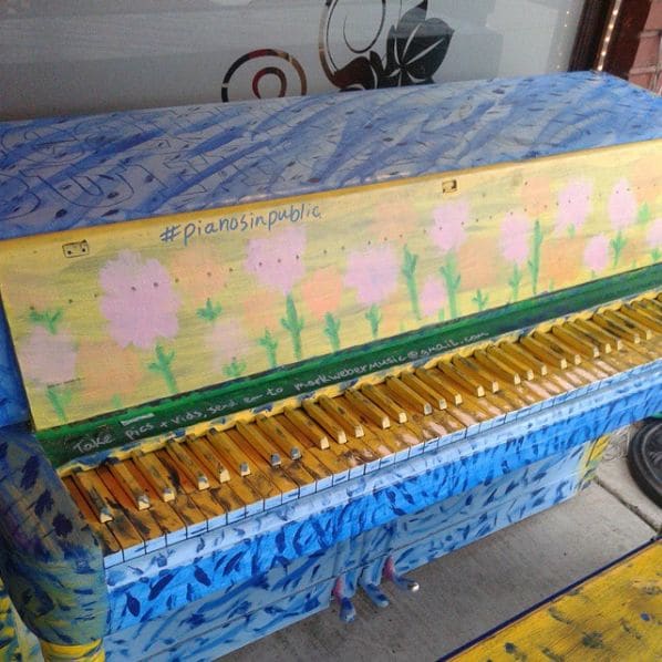 Public piano in Buffalo, New York, United States