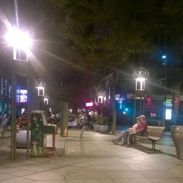 Public piano in Denver, Colorado, United States