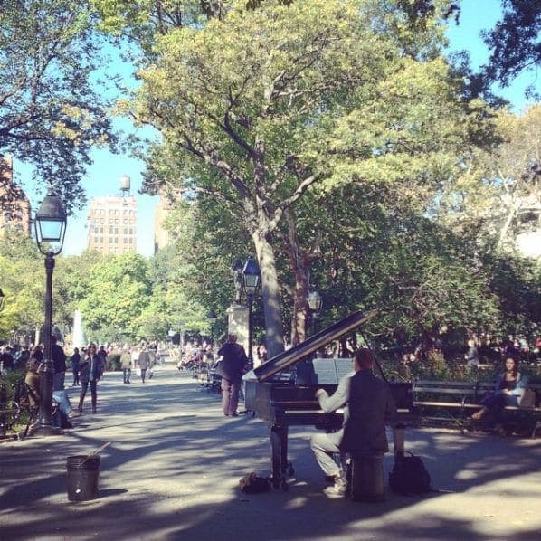 Photo of Washington Square Park at Washington Square Fountain, Washington Square South, Washington Square Village, Manhattan Community Board 2, Manhattan, New York County, New…