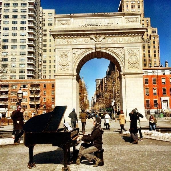 Photo of Washington Square Park at Washington Square Fountain, Washington Square South, Washington Square Village, Manhattan Community Board 2, Manhattan, New York County, New…