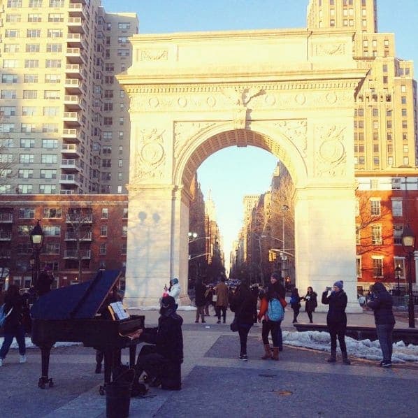 Photo of Washington Square Park at Washington Square Fountain, Washington Square South, Washington Square Village, Manhattan Community Board 2, Manhattan, New York County, New…